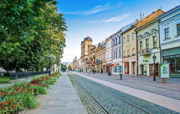 Die Innenstadt in Kosice